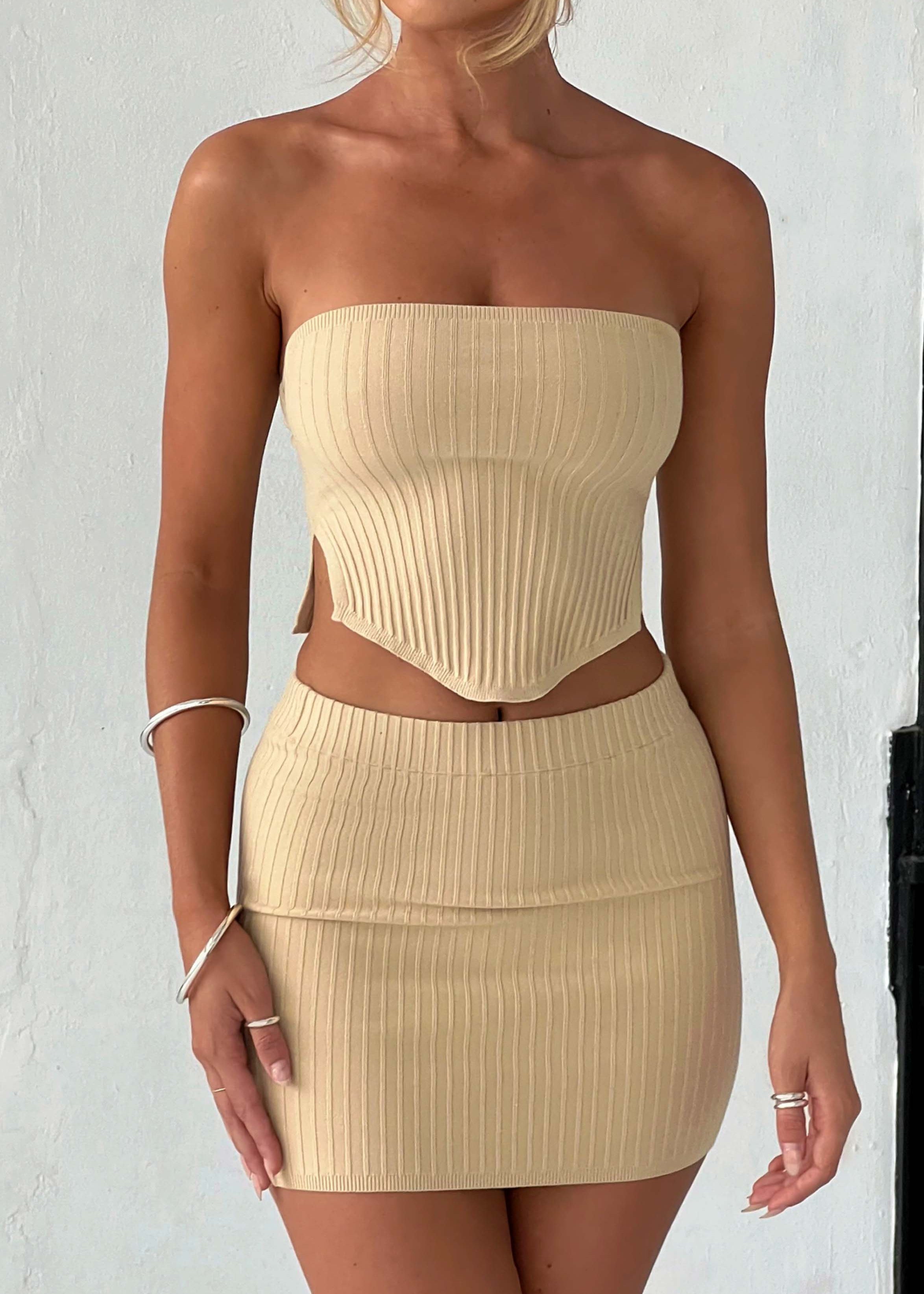 Saia Mini Jaz - Bege