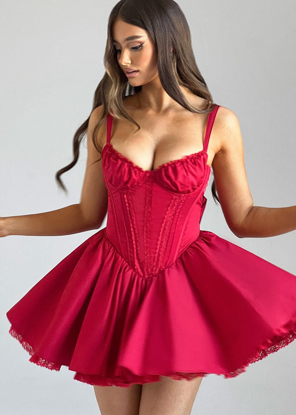 Vestido Mini Josie - Vermelho