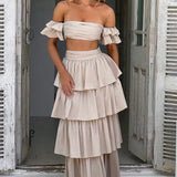 Saia Maxi Joy - Bege