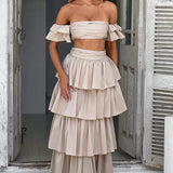 Saia Maxi Joy - Bege