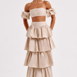 Saia Maxi Joy - Bege