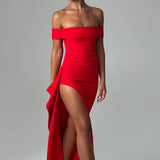 Vestido Maxi Joyce - Vermelho