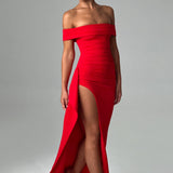 Vestido Maxi Joyce - Vermelho