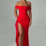 Vestido Maxi Joyce - Vermelho