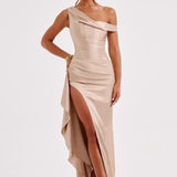 Vestido Maxi Juliene - Champagne