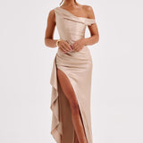 Vestido Maxi Juliene - Champagne