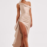 Vestido Maxi Juliene - Champagne