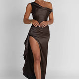 Vestido Maxi Juliene - Carvão