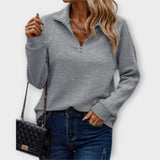 Camisola acolchoada Nara com fecho elegante