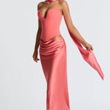 Corset Kamiyah - Rosa Coral