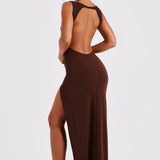 Vestido Maxi Kassandra - Chocolate