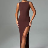 Vestido Maxi Kassandra - Chocolate