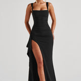 Vestido Maxi Katana - Preto