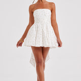 Vestido Mini Katrina - Estampa Floral Rosa