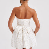 Vestido Mini Katrina - Estampa Floral Rosa