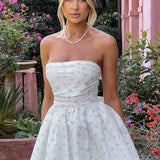 Vestido Mini Katrina - Estampa Floral Rosa