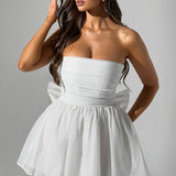 Vestido Mini Katrina - Brilho Marfim