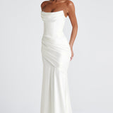 Vestido Maxi Kensington - Marfim