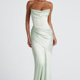 Vestido Maxi Kensington - Menta