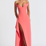 Vestido Maxi Khalesia - Rosa Coral