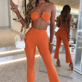 Calças Kyana - Laranja