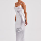 Vestido Maxi Kyranni - Prata