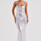 Vestido Maxi Kyranni - Prata