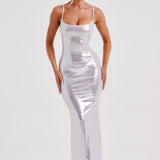 Vestido Maxi Kyranni - Prata