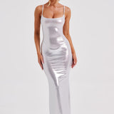 Vestido Maxi Kyranni - Prata