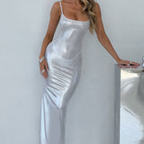 Vestido Maxi Kyranni - Prata