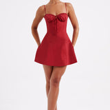 Vestido Lacey Mini - Vermelho