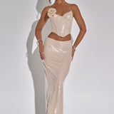 Saia Maxi Larisa - Nude