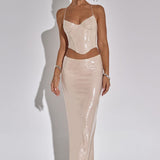 Saia Maxi Larisa - Nude