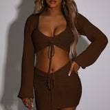 Saia Mini Leia - Chocolate