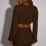 Saia Mini Leia - Chocolate