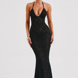 Vestido Maxi Leilina - Preto