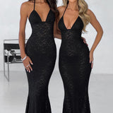 Vestido Maxi Leilina - Preto