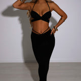 Saia Maxi Leticia - Preta