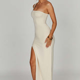 Vestido Maxi Londres - Creme