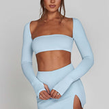 Top Lucianna - Azul Bebê