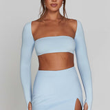 Top Lucianna - Azul Bebê