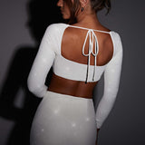 Top Lucianna - Brilho Marfim