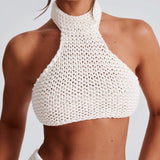 Top Margot Halter - Marfim