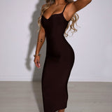 Vestido Maxi Bandage Mayra - Chocolate