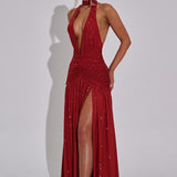 Vestido Maxi Melania - Vermelho Brilhante