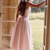 Laço Mitzi - Gingham Rosa