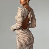 Vestido Maxi Moana - Bege