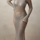 Vestido Maxi Moana - Bege