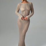 Vestido Maxi Moana - Bege