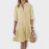 Nadie - Vestido Listrado Arejado